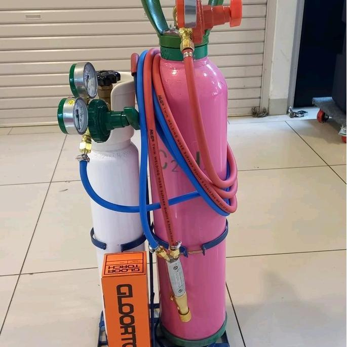 Ganilema_seven - Paket Las Acetylene & Oxygen Portable Set Alat Las Gas Portable