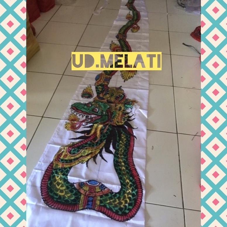 Prillieshop - Umbul Umbul Bali Motif Naga Ter-98