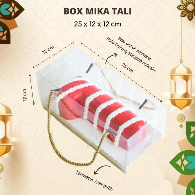 Box Mika Tali 25 x 12 x 12 cm / Box Bening