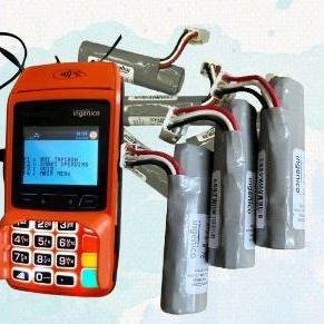 Baterai mesin Edc ingenico Bri/Bni/ Btn/Bukopin/Mandiri Dll type move 2500 Termurah