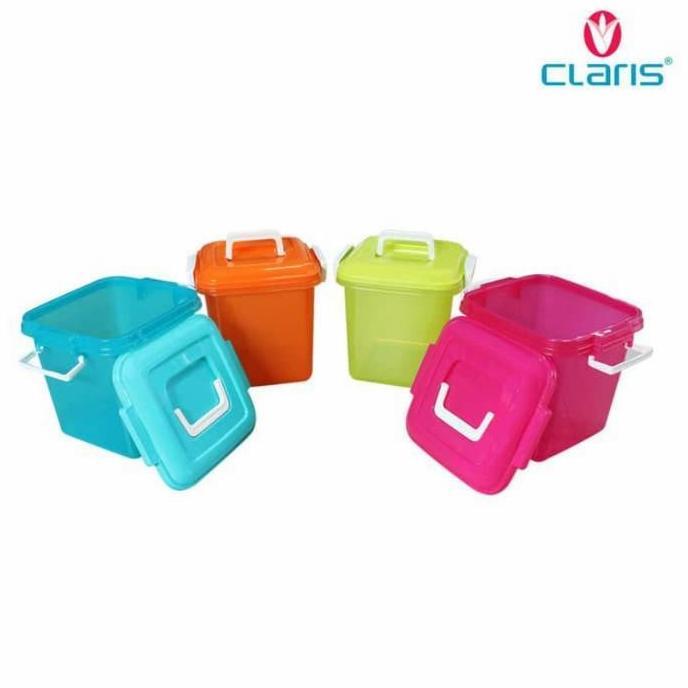 Container Box Plastik Claris 1057 24 Liter Dengan Handle Q-Bic Box