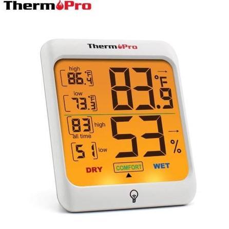 Thermopro Tp53 Hrometer Thermometer Termometer Dapur Indoor Tp53