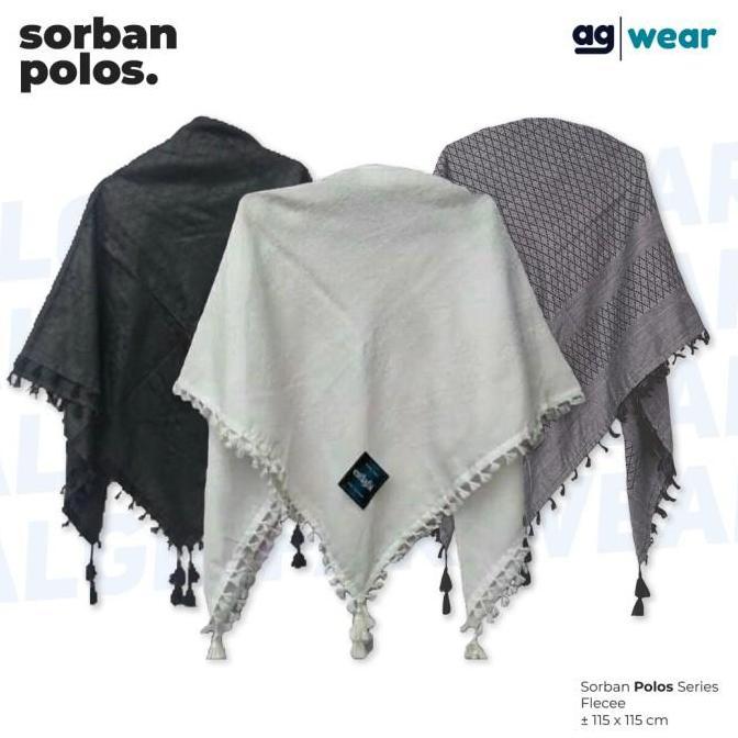 Sorban Polos - Sorban Arab - Sorban Palestina - Sorban Segi Empat
