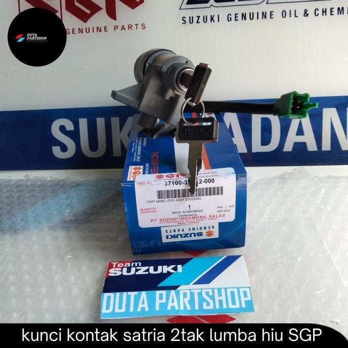 kunci kontak satria 2tak lumba hiu Suzuki Genuine Part SGP Motor Sparepart