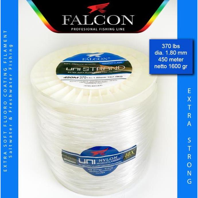Senar Pancing Falcon Uni Strand BIG Game Laut Dalam - Tuna - Marline - Tenggiri - 620 gram Ikan CO