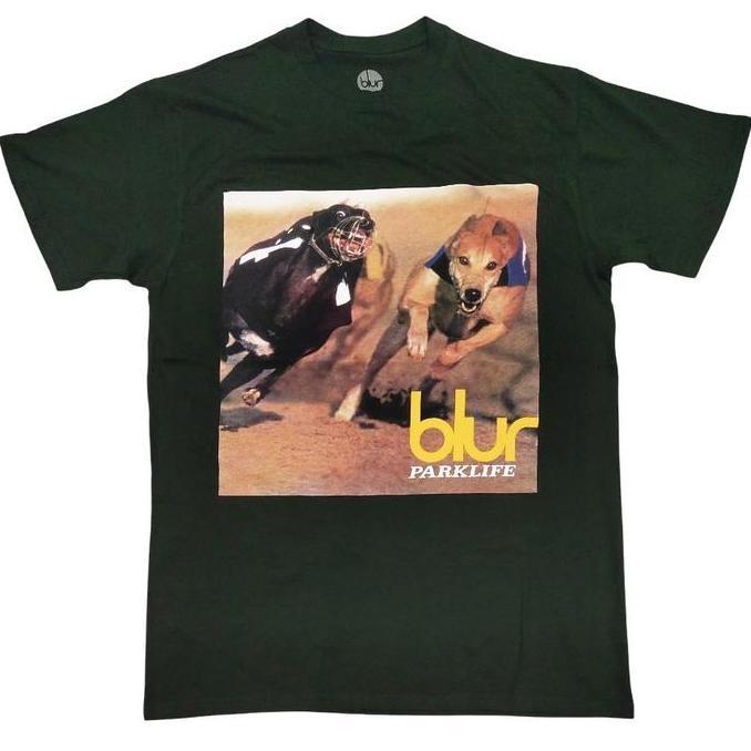 BLUR PARKLIFE GREEN T-SHIRT KAOS BAND BLUR murah
