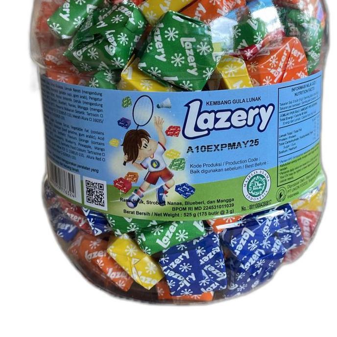 Ready permen sugus lazery toples