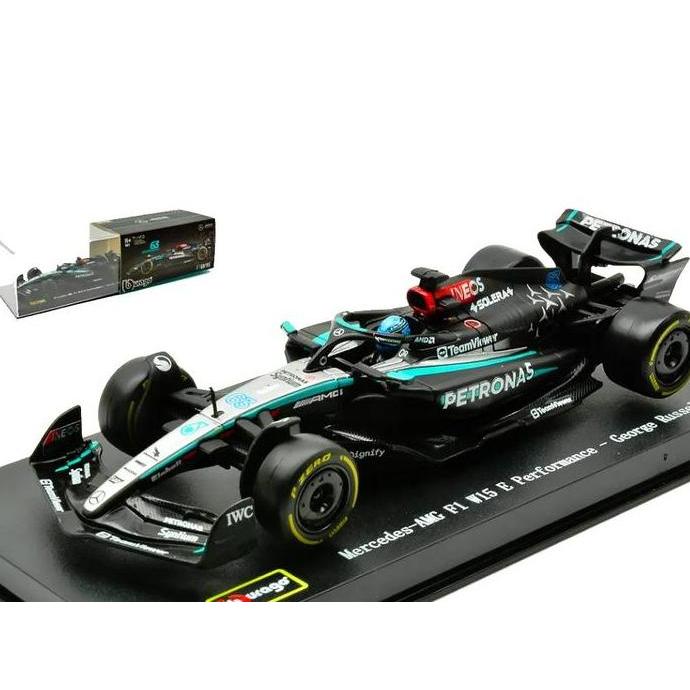Tikarigeovani - Bburago Diecast Formula 1 Mercedes Amg F1 W15 Skala 1:43