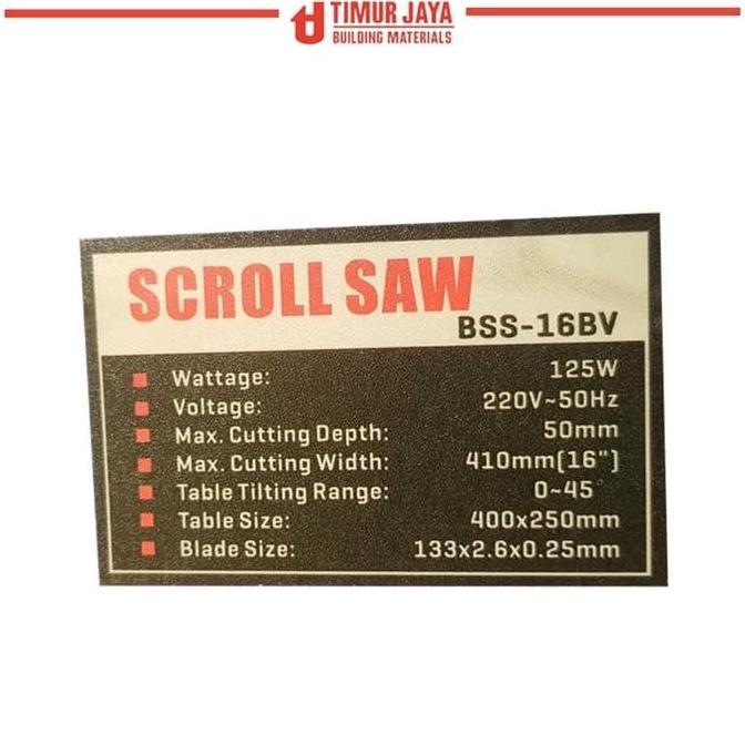 Promo Mollar Scroll Saw Variable Speed Modern 16 Gergaji Figura Dremel Cod