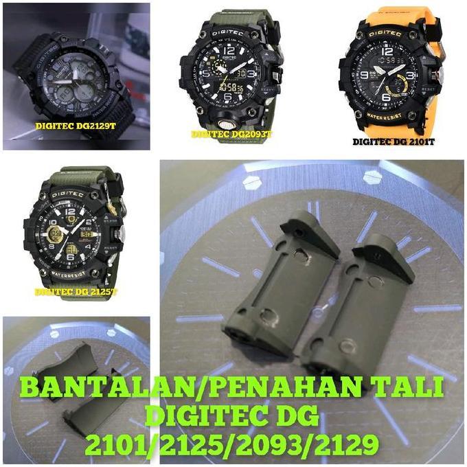 Bantalan/penahan tali jam tangan Digitec Dg2101T/Dg2125T/Dg2093T/Dg2129T murah
