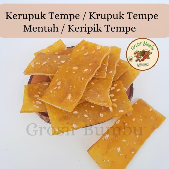 Ready Kerupuk Tempe / Krupuk Tempe Mentah / Keripik Tempe 1KG