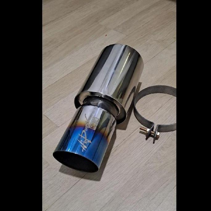 knalpot mobil HKS baby burn tip Exhaust muffler