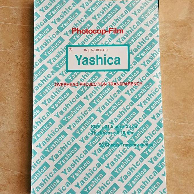 PHOTOCOPI FILM TRANSPARANSI OHP YASHICA
