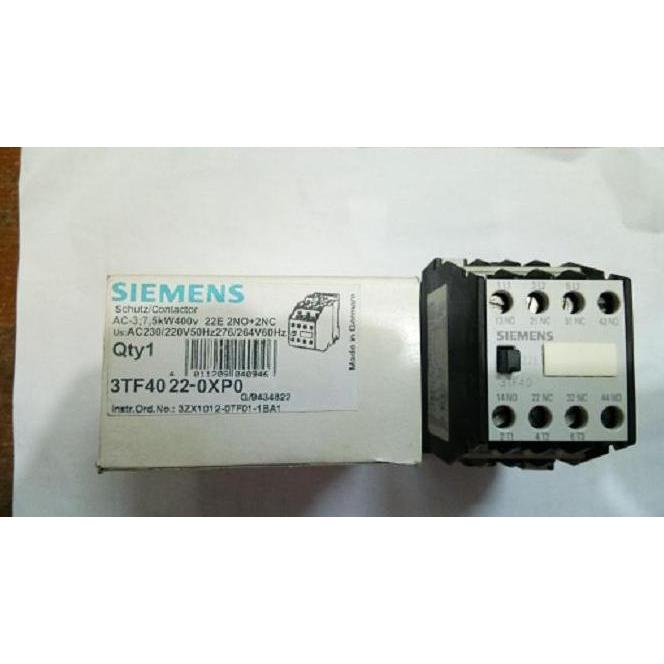 Promo Contactor / Kontaktor Tipe 3TF40-22 Siemens Diskon