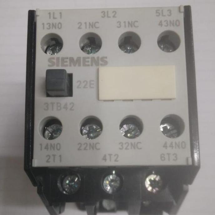 Promo KONTAKTOR SIEMENS TYPE: 3TB/TF42 22 220VAC Diskon
