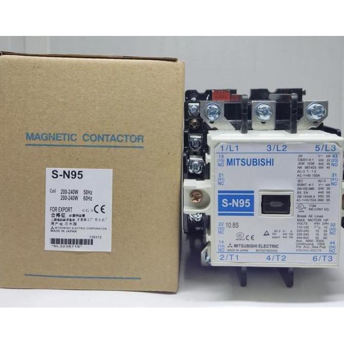 Promo Contactor Mitsubishi SN95 SN95 SN 95 SN95 220v / 110v / 380v Diskon