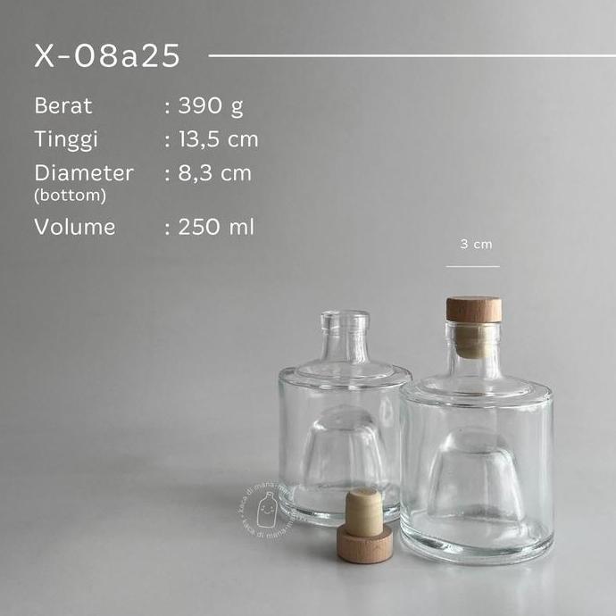 Botol kaca liquor STAC bottle - botol kaca liquor STAC