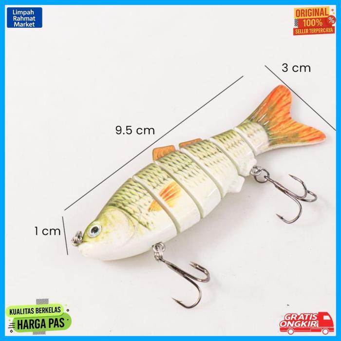 Exclusive Umpan Kail Pancing Bentuk Ikan Hidup Untuk Casting Gabus Atau Mancing Dilaut