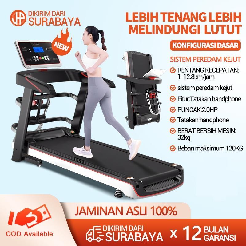 Treadmill Elektrik / Alat Fitness Treadmill / Olahraga Gym Fitness Cardio / 2.5Hp Treadmill Low Watt