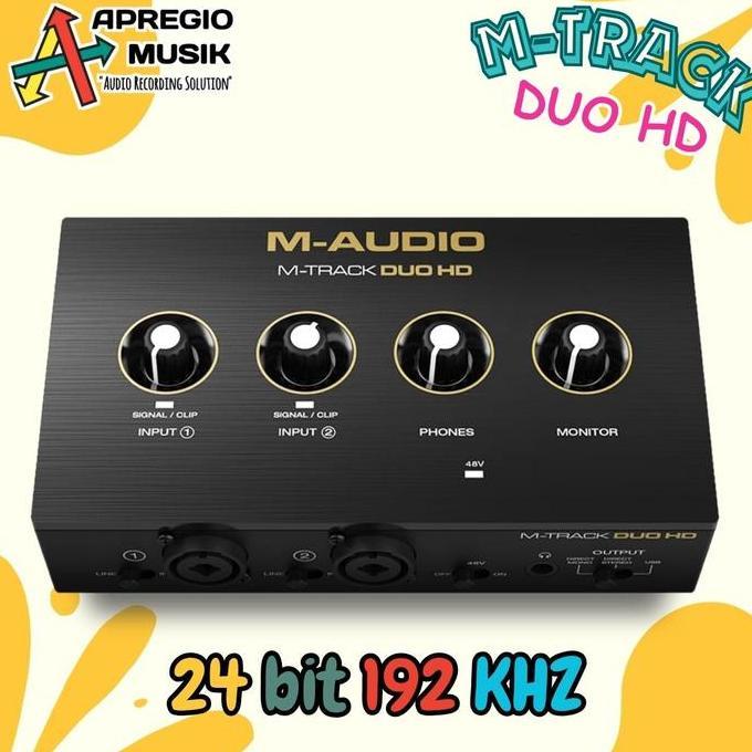 SOUNDCARD MAUDIO MTRACK DUO M-AUDIO M-TRACK DUO 2 CHANNEL ORIGINAL DAN TERPERCAYA