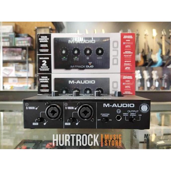 M-AUDIO M-TRACK DUO SOUNDCARD RECORDING 2 CHANNEL ORIGINAL DAN TERPERCAYA