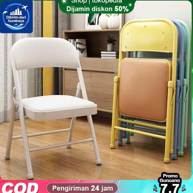 Dikirim dari Surabaya-Kursi Lipat Portable Kursi Belajar Lipat Kursi Kantor Lipat Makan Kursi Kerja 
