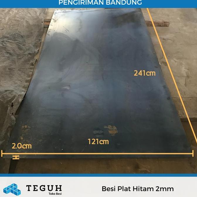 Besi plat hitam 2mm