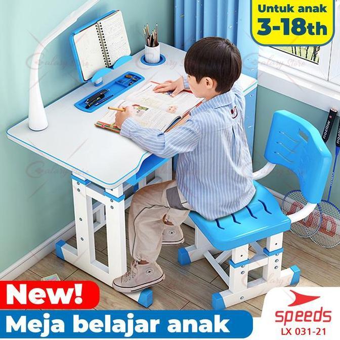 TERMURAH - Meja Belajar Anak Meja Kursi Belajar Meja Tulis Portable SPEEDS 031-21