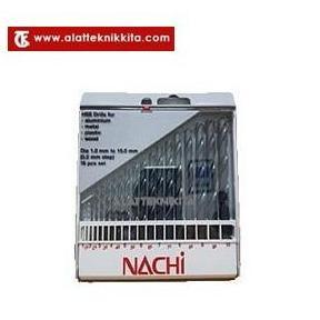 Matabor Besi Set Nachi/Mata Bor Besi Set 1-10mm 19pcs Plastic Case