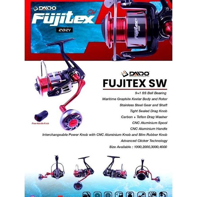 REEL SPINNING DAIDO FUJITEX SW 1000 - 4000