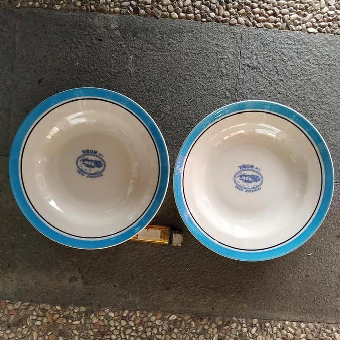 Sepasang Piring Keramik Penyedap Rasa Cap Mobil