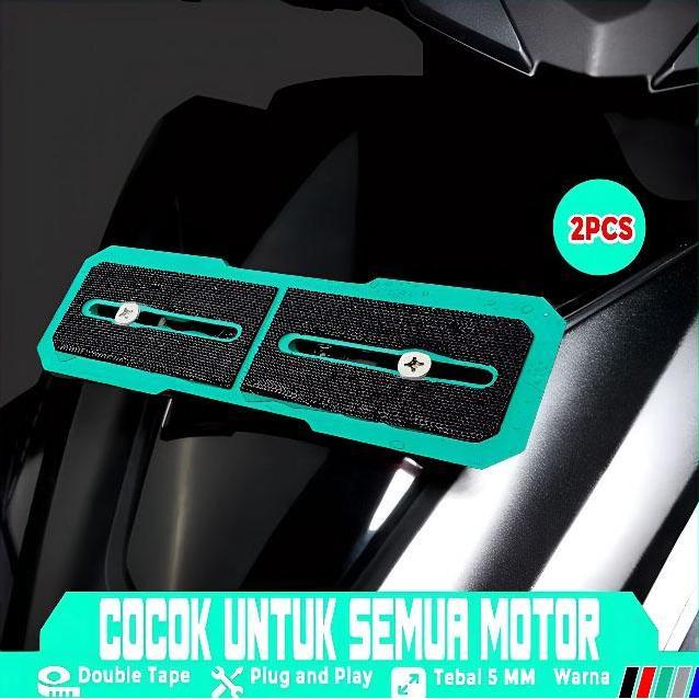 Framelessplate Dudukan Plat Nomor Motor (CLEAN LOOK) FRAMELESS PLAT MOTOR DUDUKAN PLATE NOMOR 1PCS M