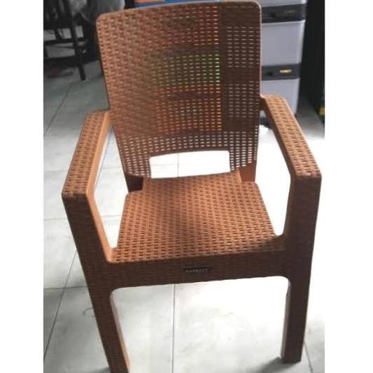 TERMURAH - Bangku Napolly / Kursi Plastik Sender Tangan Napolly Motif Anyaman