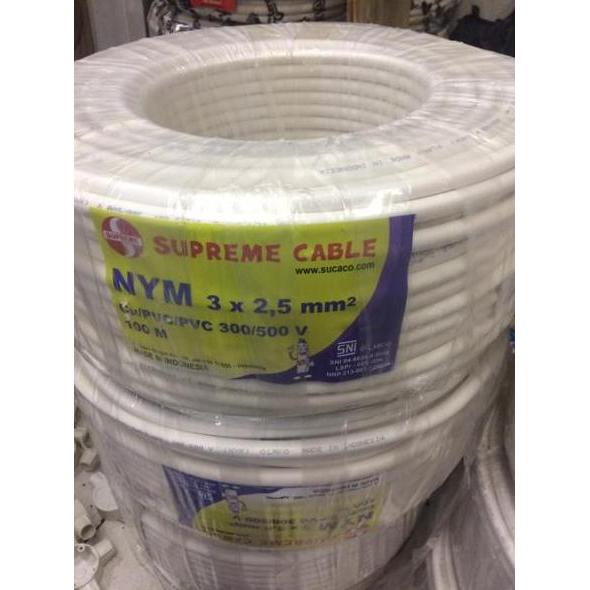 Promo Kabel NYM 3x2.5 Supreme NYM 3x2,5 Supreme NYM 3 x 2,5 mm Supreme @100m Diskon