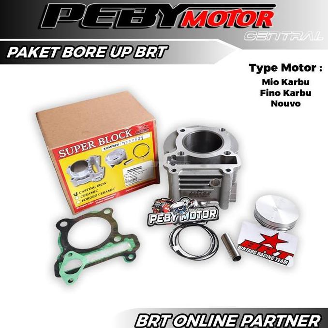 PAKET BORE UP 2 BRT MIO KARBU SOUL KARBU FINO KARBU NOUVO