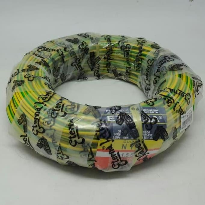 Promo Kabel Listrik Eterna NYA 1 x 1,5 mm/ NYA 1,5 mm Harga Rol Diskon