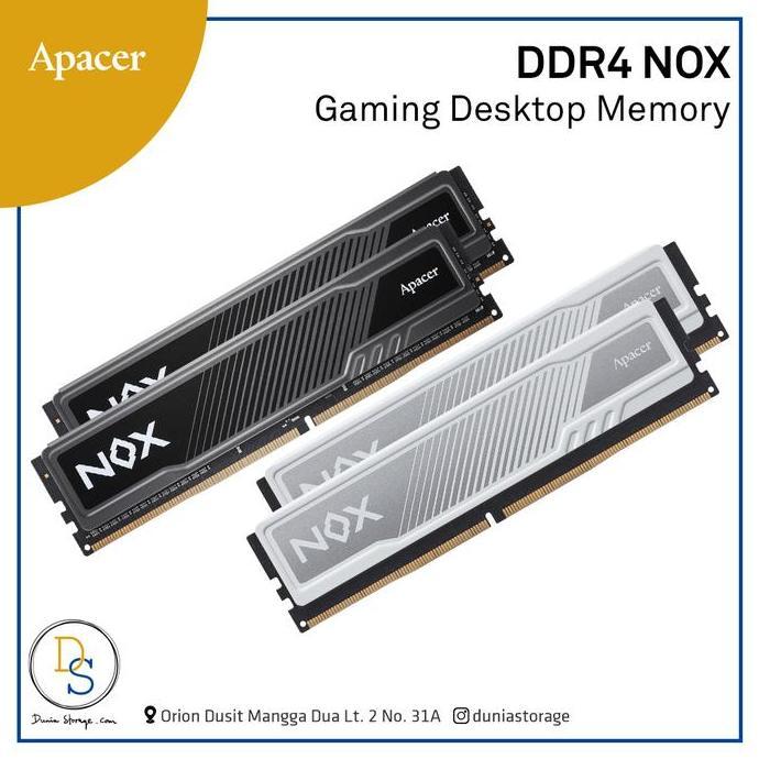 APACER Longdimm NOX 16GB (2X8GB) DDR4 3200 MHz Dual Channel