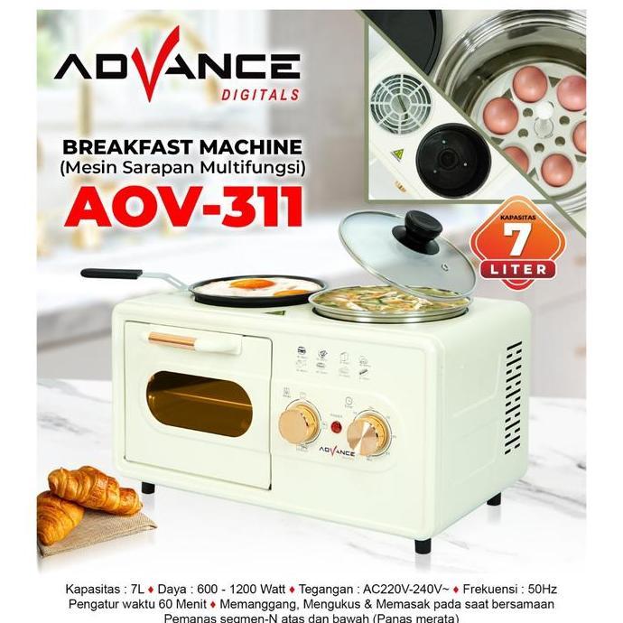 ADVANCE MESIN SARAPAN MULTIFUNGSI BREAKFAST MACHINE AOV-311