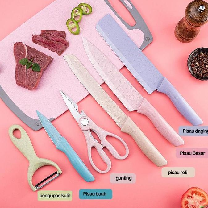 Set 6 In 1 Stainless Steel Anti Lengket Kitchen Evcriverh