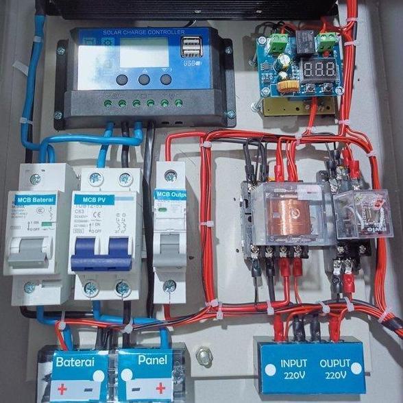 HARGA PROMO paket lengkap panel PLTS panel surya solar cell inverter SCC ATS