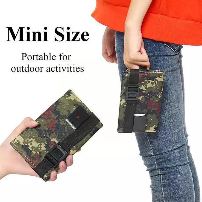 Solar panel charger tenaga surya lipat 20w, charger lipat solar