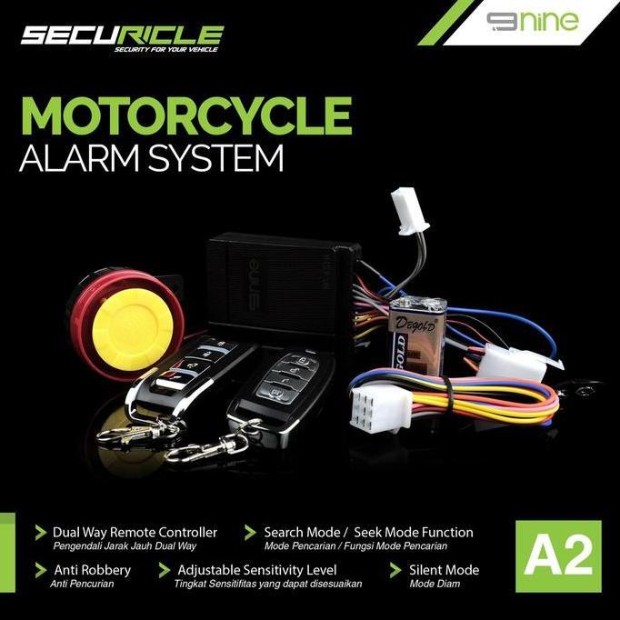 SECURICLE ALARM MOTOR A2 9NINE 2-WAY - NINE AUTOSERIES Sensor