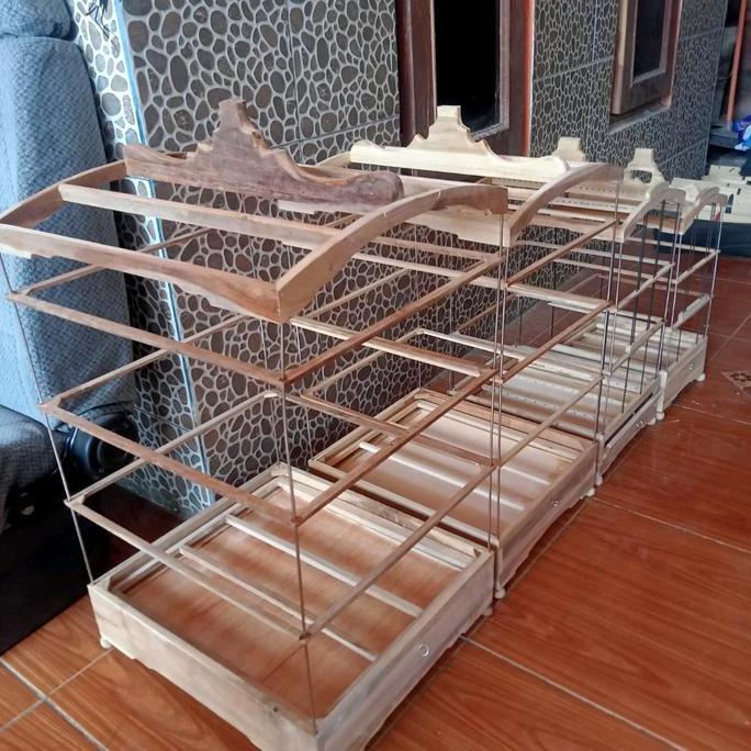 Sangkar Stenlis No4 Model Diamond ambrukan