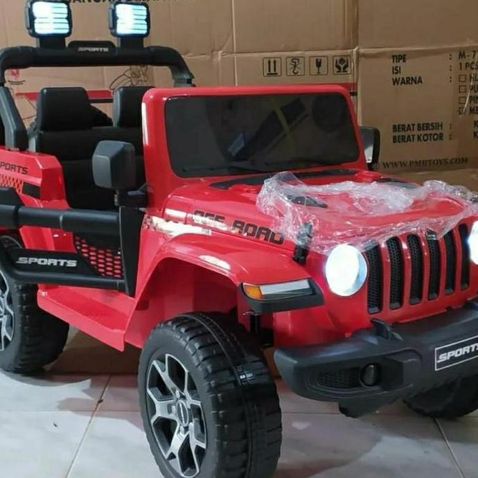 Mobil AKI Jeep Rubicon M8288 | Mobil Aki Remote Control PMBToys M8288 | Mainan Mobil Jeep Remote Con