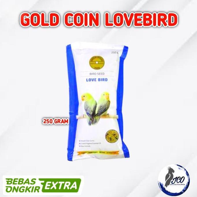TERBARU GOLD COIN LOVEBIRD PAKAN BURUNG LOVEBIRD GOLD COIN
