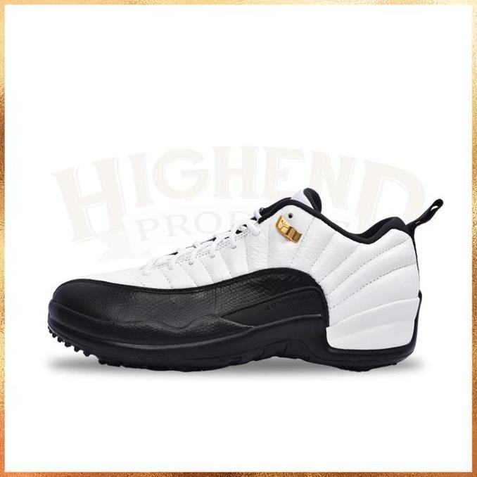 Sepatu Golf Air Jordan Retro 12 Taxi Mens 100% Original Dh4120-100