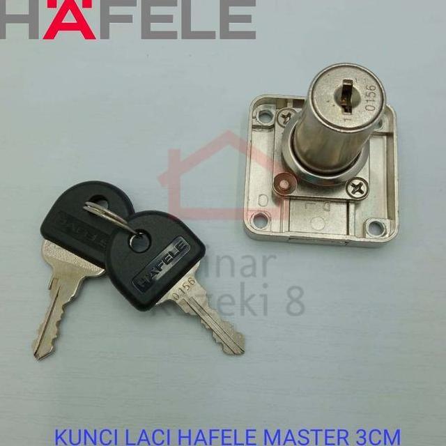 Kunci Laci Hafele Master Key 3 Cm Kunci Pintu Lemari
