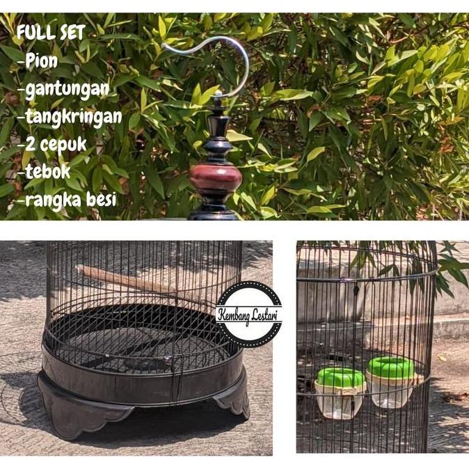 Sangkar Besi Import Kandang Burung Lovebird Parkit Kenari