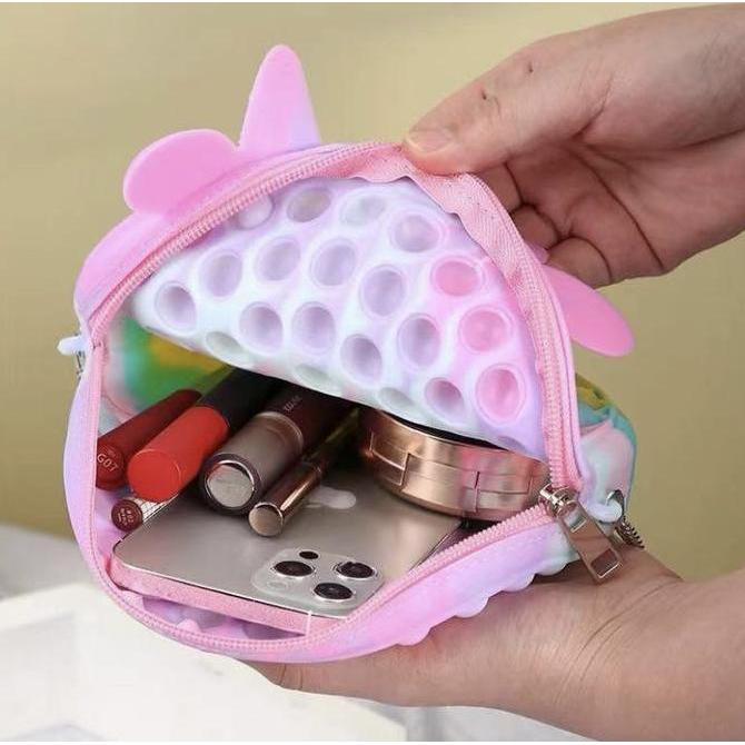 Pop It Bag Messenger Tas Anak Fashion Sultan Fidget Toys New Squishy