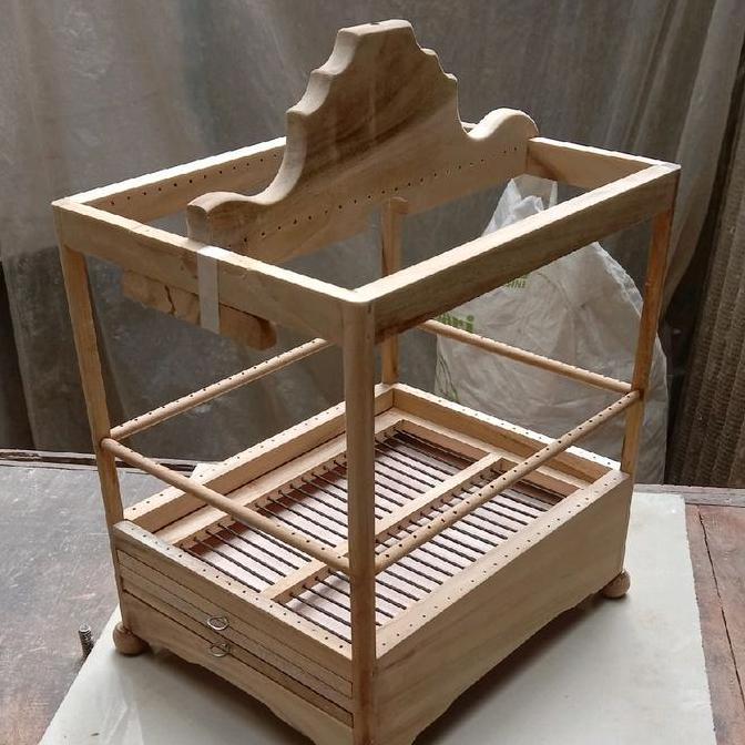 SANGKAR UNTUL harian + packing kayu #ciblektamukepalamerah #kandangburung Kayu